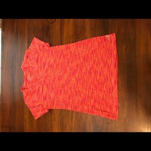 Orange athletic shirt